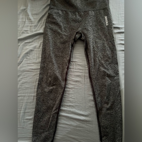 Gymshark medium sized black adapt marl seamless leggings - Picture 1 of 3